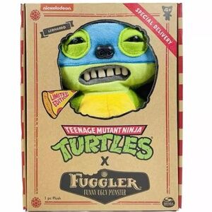 Play It All Forward, LLC Fugglers x TMNT 9 Inch Limited Edition Plush | Leonardo